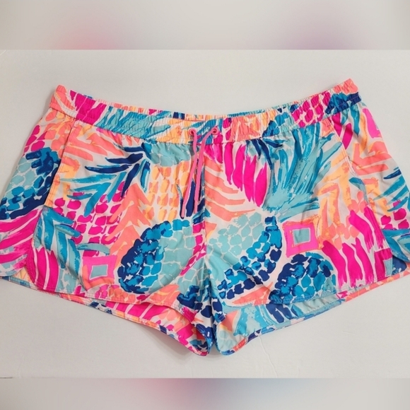 Lilly Pulitzer Run Around Shorts Sz XL Goombay Smashed - Picture 5 of 5